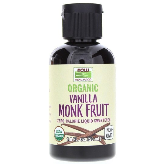 Organic Monk Fruit Liquid Sweetener, NOW